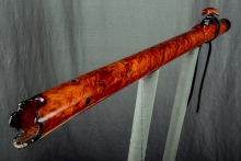 Red Mallee Burl Native American Flute, Minor, Low C#-4, #L32A (7)